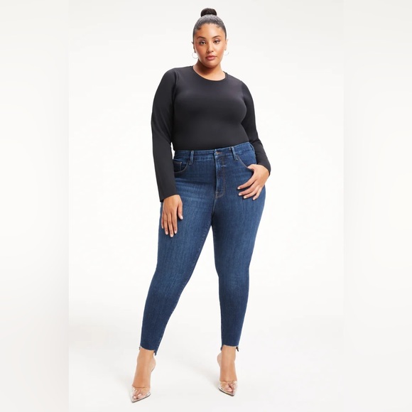 Ladies jeans by Good American - GOOD WAIST STEP HEM *pics by GA - Picture 7 of 7